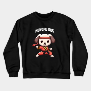 Cute Kung Fu Dog Crewneck Sweatshirt